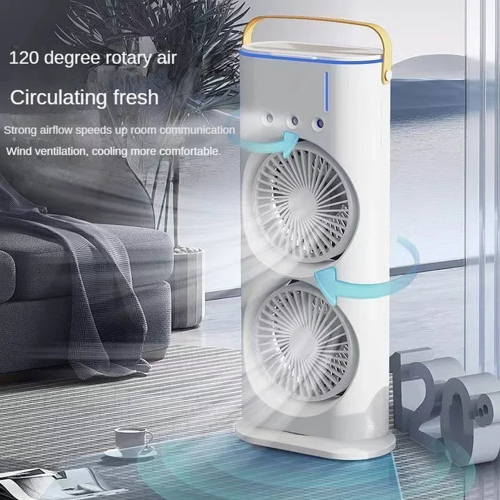 Portable Double Fan Cooling Spray Air Conditioning | Kalsten