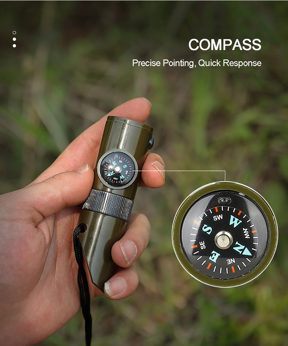 7in1 Portable Survival Outdoor Camping Tool | Kalsten