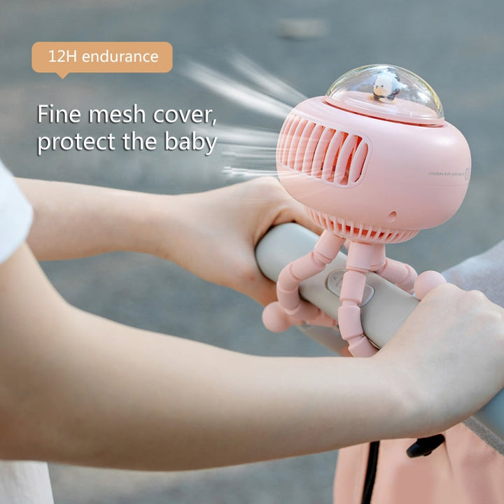 Portable Flexible Cute Baby Stroller Fan | Kalsten