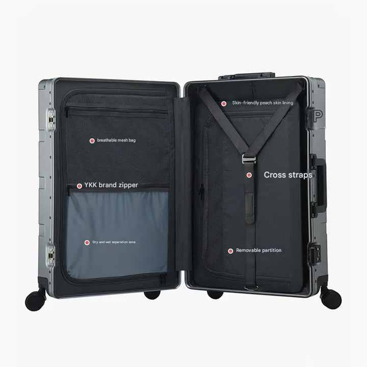 Kalsten | Aluminum Hardshell Suitcase – Pristina
