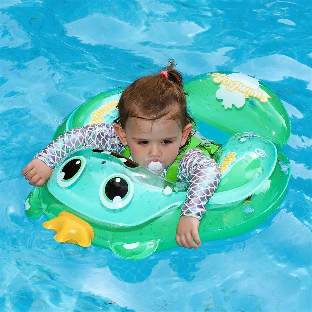 Skanto | Baby Swim Ring AquaBear | Safe Swimming Fun for Babies | For 6-36 Months | Eco-Friendly PVC