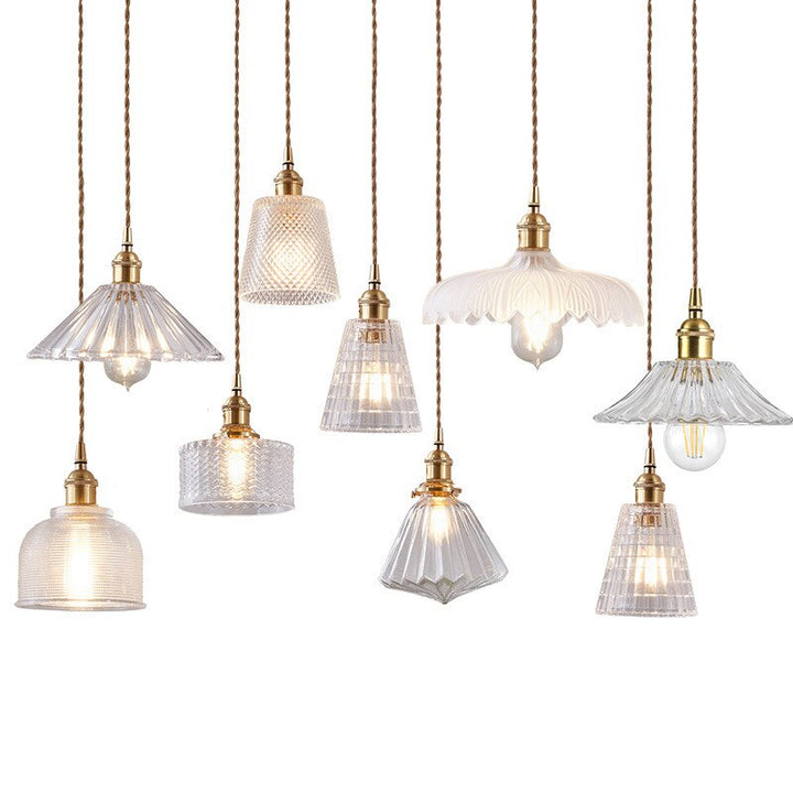 Nordic Brilliance Transparent Glass Pendant Lamp | Kalsten