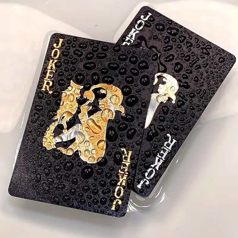 Kalsten | Luxury Black & Gold Waterproof Poker Playing Cards