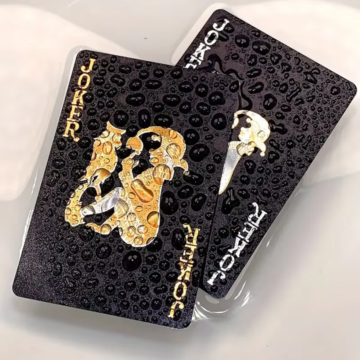 Kalsten | Luxury Black & Gold Waterproof Poker Playing Cards