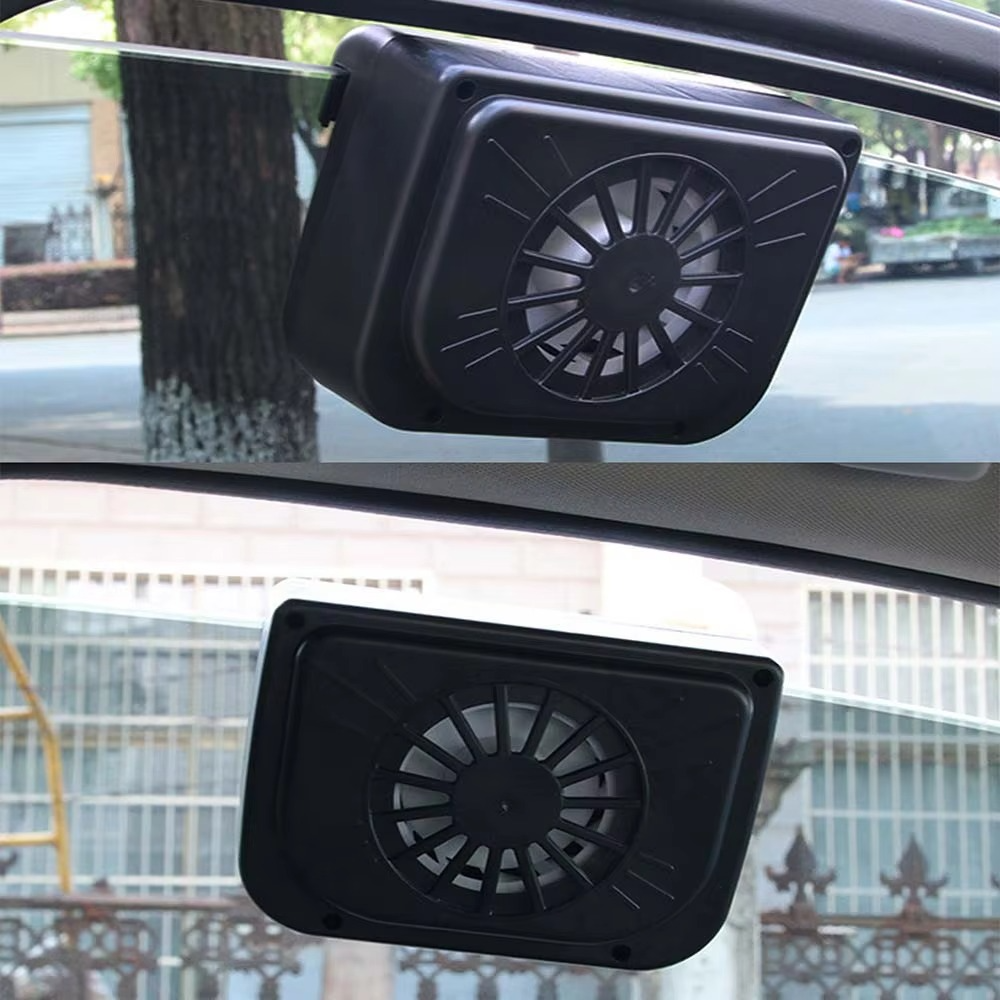 Solar-Powered Car Ventilation Fan for Odor and Smoke Elimination | Kalsten