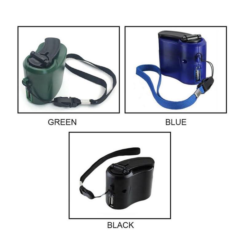 Kalsten | Portable Hand Crank Emergency Charger with USB & LED