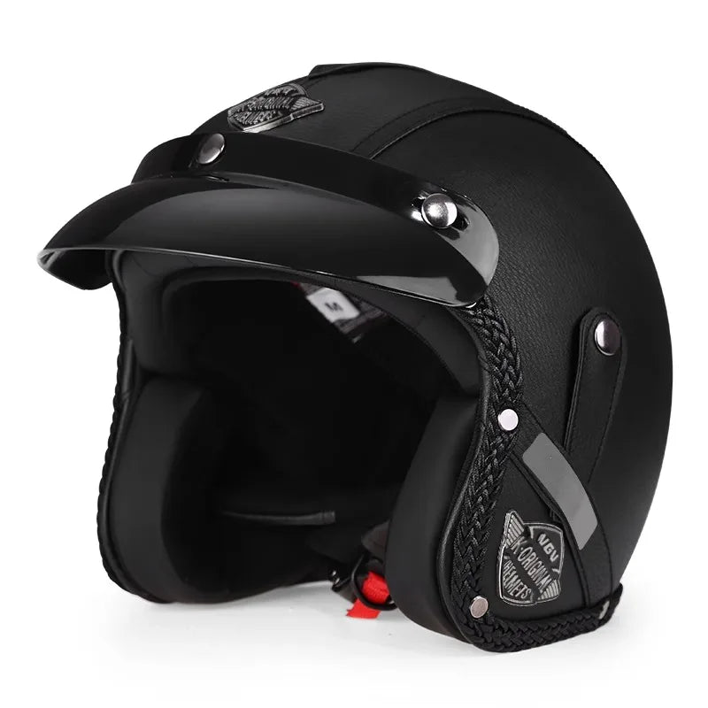 Kalsten | Retro Motorcycle Helmet – Kael – (Open Face 3/4)