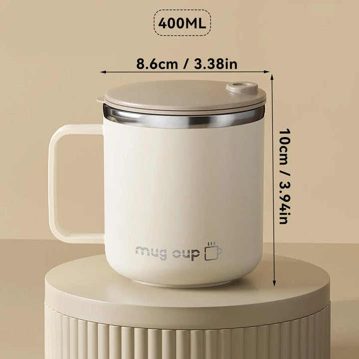Insulated stainless steel coffee cup with lid | Kalsten