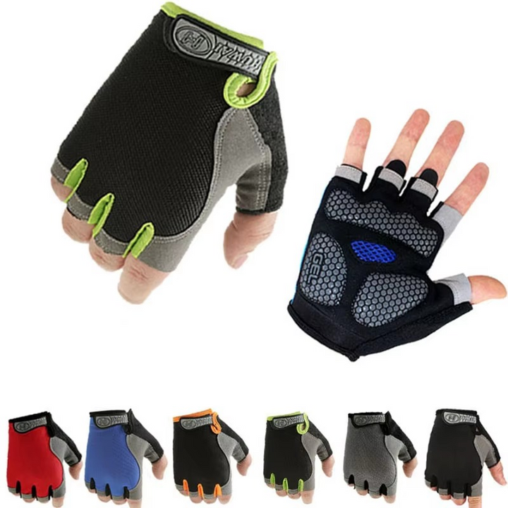 Kalsten | Breathable Anti Slip Shock Absorbing Half Finger Cycling Gloves
