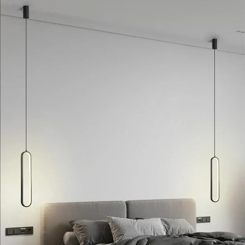 Modern LED Ring Pendant Light | Nordic Luxury Chandelier for Living Room, Bedroom, and Bar | Kalsten