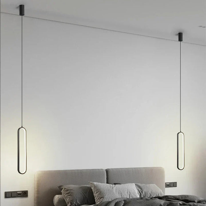Modern LED Ring Pendant Light | Nordic Luxury Chandelier for Living Room, Bedroom, and Bar | Kalsten