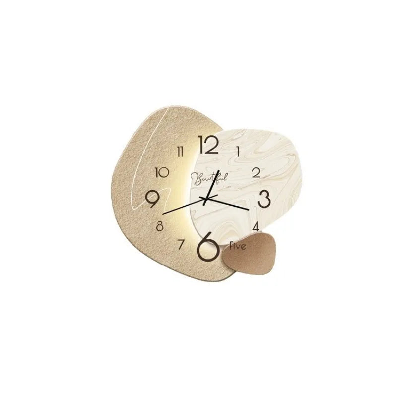 Modern design wall clock for living room – Stylish, silent wall clock for elegant room decoration | Kalsten