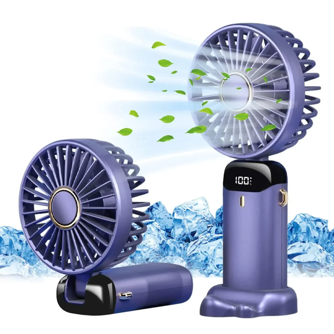 Electric Fan Portable Air Conditioner Mini Cooler Rechargeable Neck Fans for Home Free Shipping Hand Usb Conditioning Blades | Kalsten