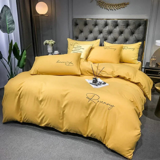 Luxury Duvet Cover with Elegant Embroidery – Soft, Breathable and High Quality | Kalsten