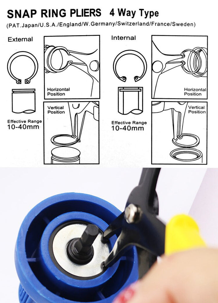 2in1 Snap Ring Pliers Tool | Kalsten