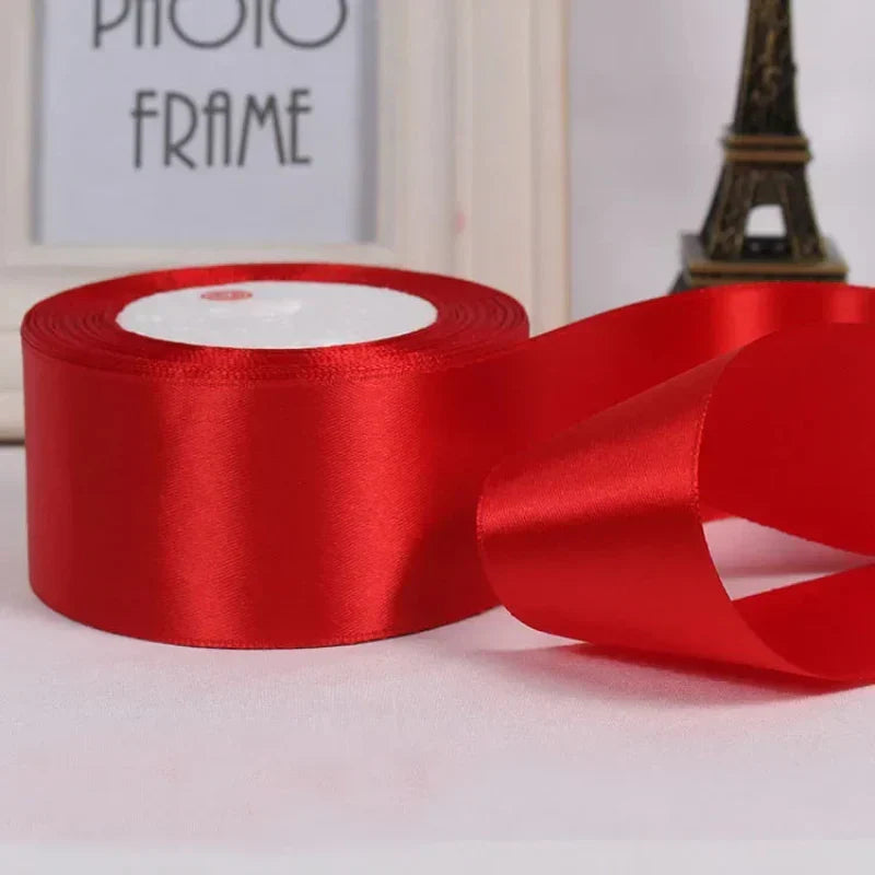 Luxury Satin Gift Wrapping Ribbon – 4-Roll Set