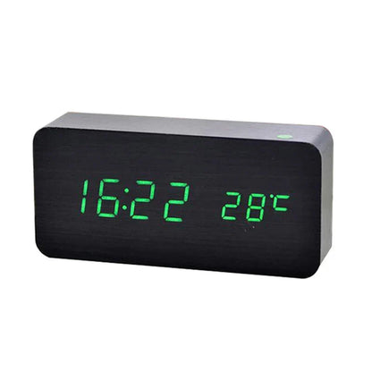 WoodTime – Natural Wooden Digital Clock Bowlift