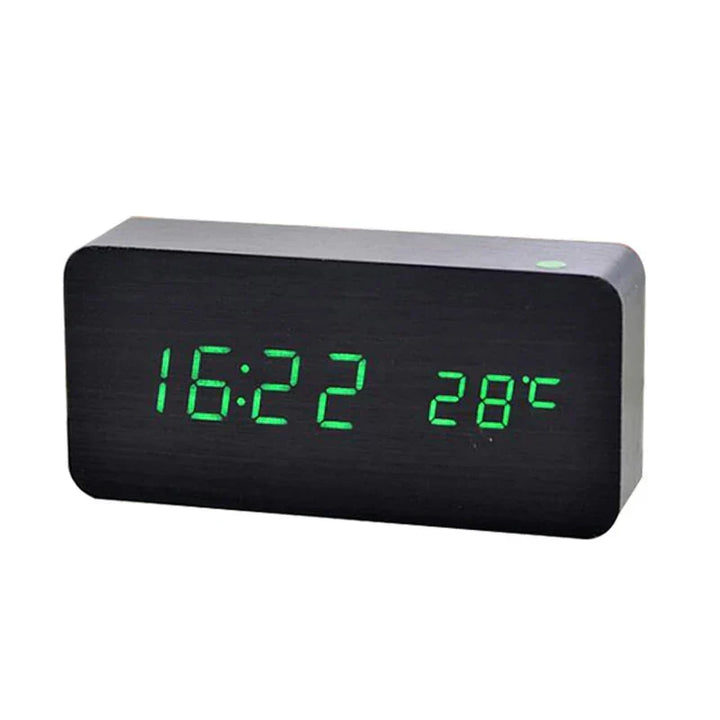 LED Digital Alarm Clock with Temperature