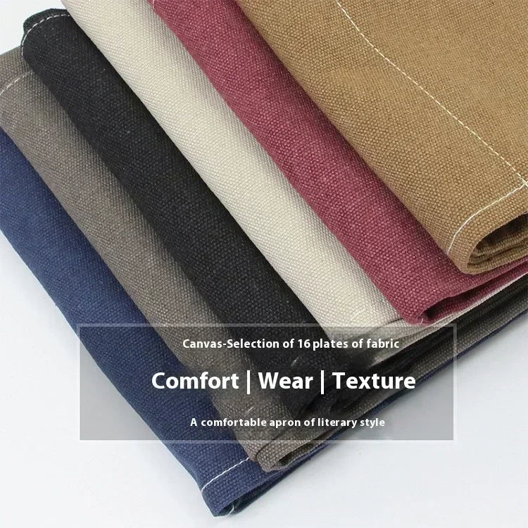 Canvas apron with pockets, adjustable, Unisex | Kalsten