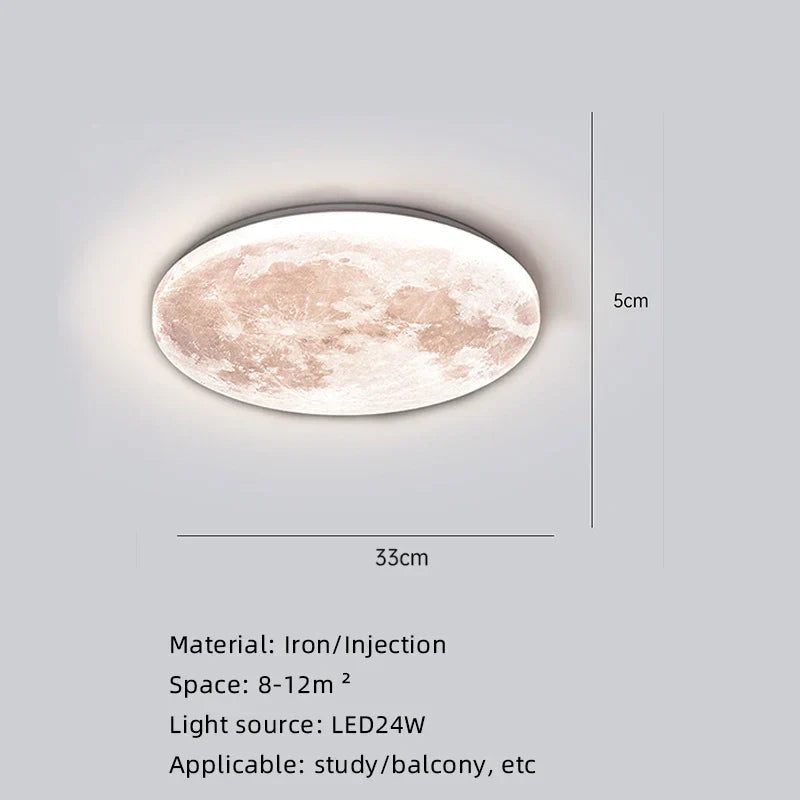 Moon Surface Artistic Modern Ceiling Lamp | Kalsten