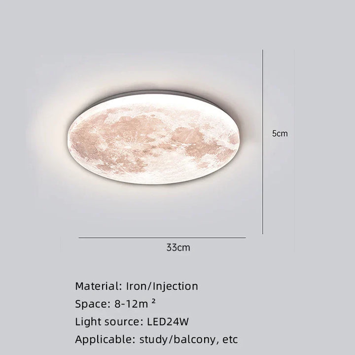 Moon Surface Artistic Modern Ceiling Lamp | Kalsten