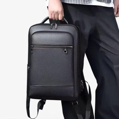 Skanto | MobilLux Leather Backpack – For Work, Travel & Modern Mobility