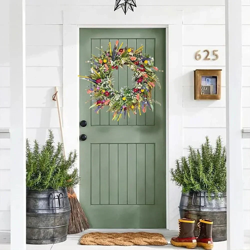 Kalsten | Handmade Floral Door Wreath for Indoor and Outdoor