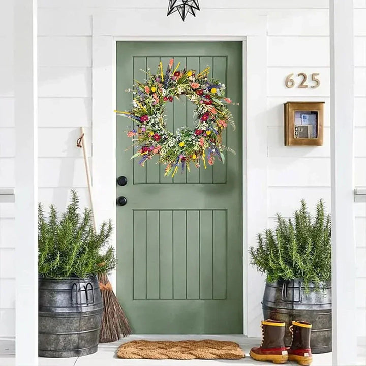 Kalsten | Handmade Floral Door Wreath for Indoor and Outdoor