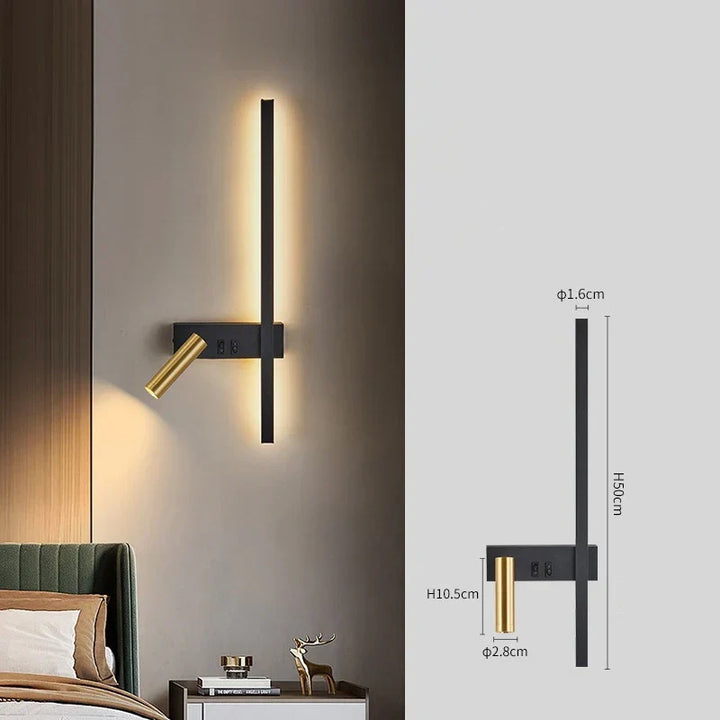 Modern LED Wall Lamp - Nordic Style for Creative Home Decor | Kalsten