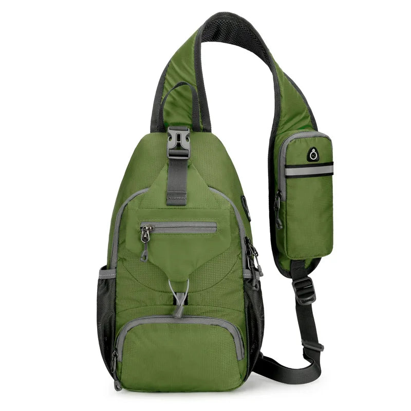 Skanto | SecurePack | Anti-Theft Waterproof Multi-Pocket Shoulder Backpack – Lightweight Crossbody Travel Bag