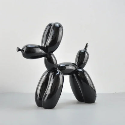 Brehn | Nordic Balloon Dog Sculpture Resin Animal Ornament Art Sculptures and Figurines Handicraft Home Decoration Room Desktop Accessories