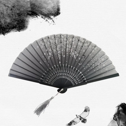 Traditional Japanese Style Floral Hand Fan | Karnz