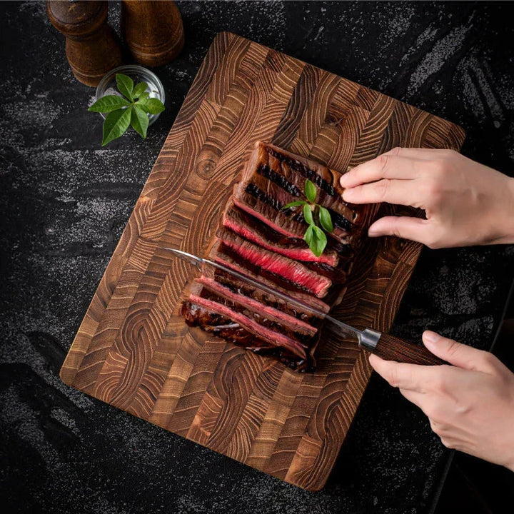 End Grain Wooden Butcher Block Cutting Board