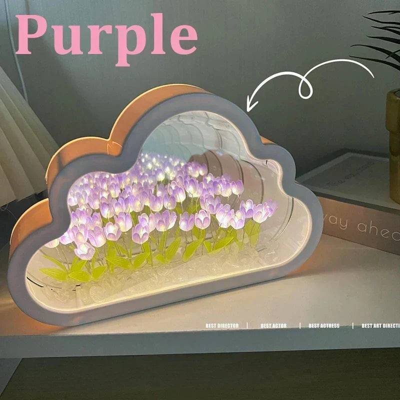 Tulip Atmosphere Infinite Flowers Night Light | Kalsten