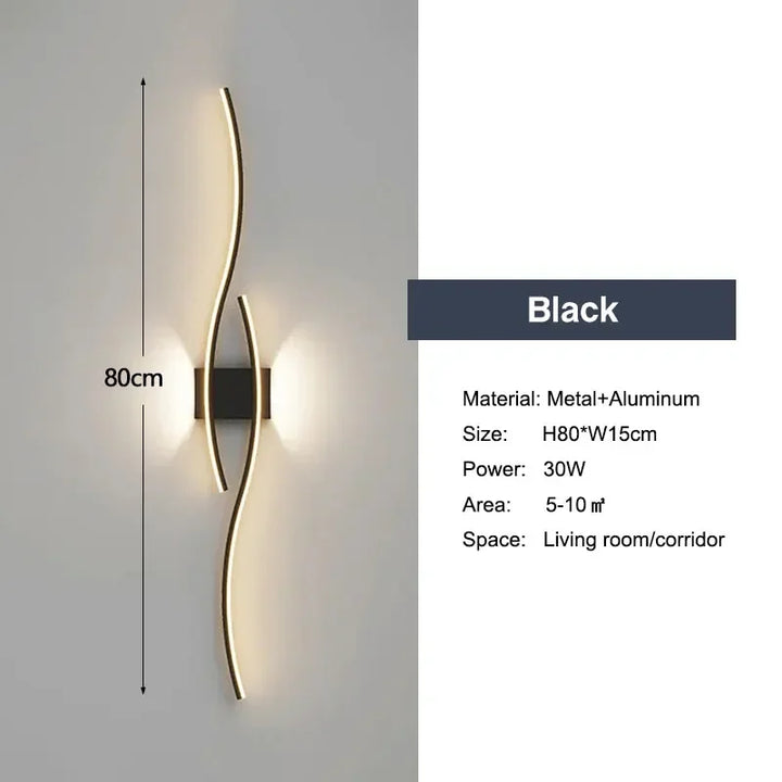 Modern LED Wall Lights – Up & Down Wall Lamps for Bedroom, Corridor, and Interior Home Lighting | Kalsten
