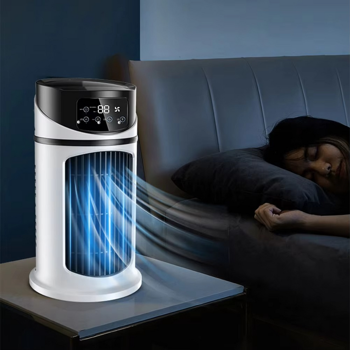 Portable Air Cooler Fan with Humidifier & Dust Filter – USB Powered Mini AC for Home & Office | Kalsten