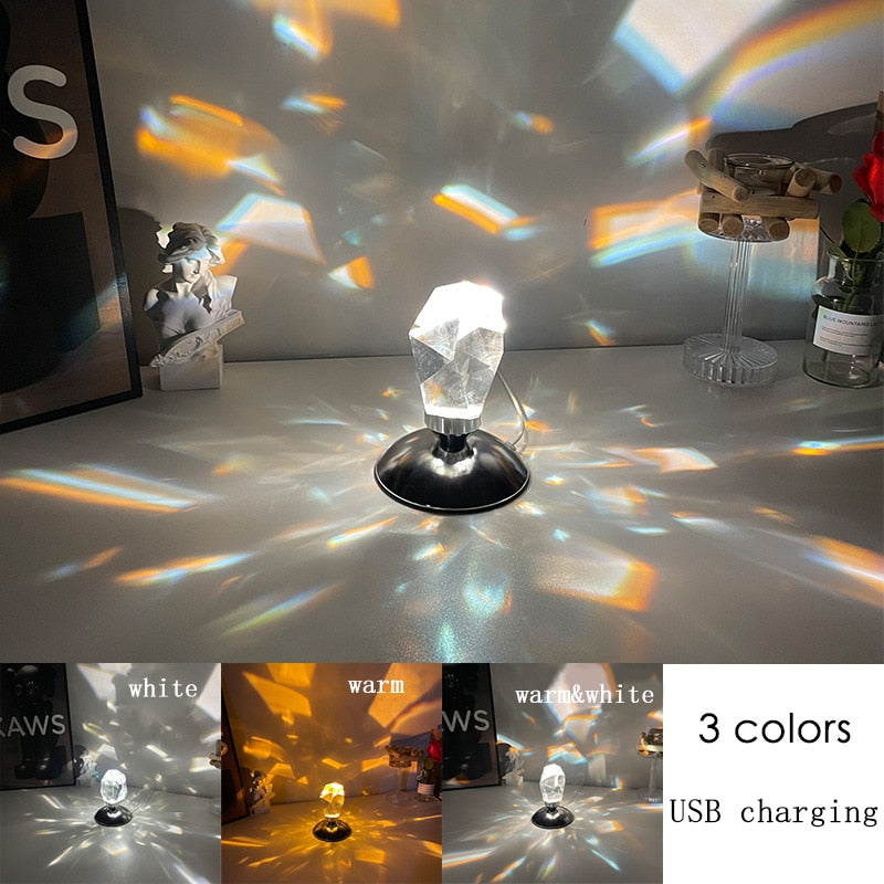 Light Shadow Artificial Diamond Lamp | Kalsten