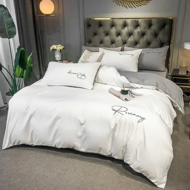 Luxury Duvet Cover with Elegant Embroidery – Soft, Breathable and High Quality | Kalsten