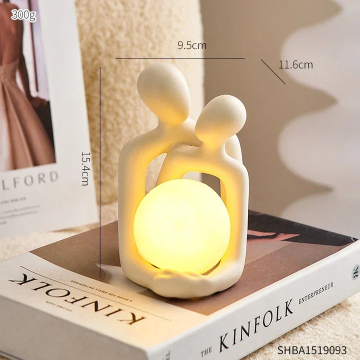 Eternal Bond Love Couple Night Decor Lamp | Kalsten