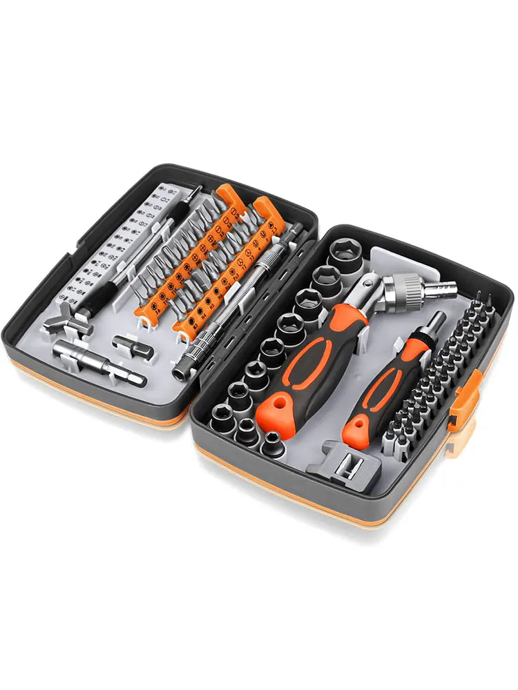 Skanto | 68-in-1 Screwdriver Set with Magnetic Bits & Extension Bar – FortiDrive