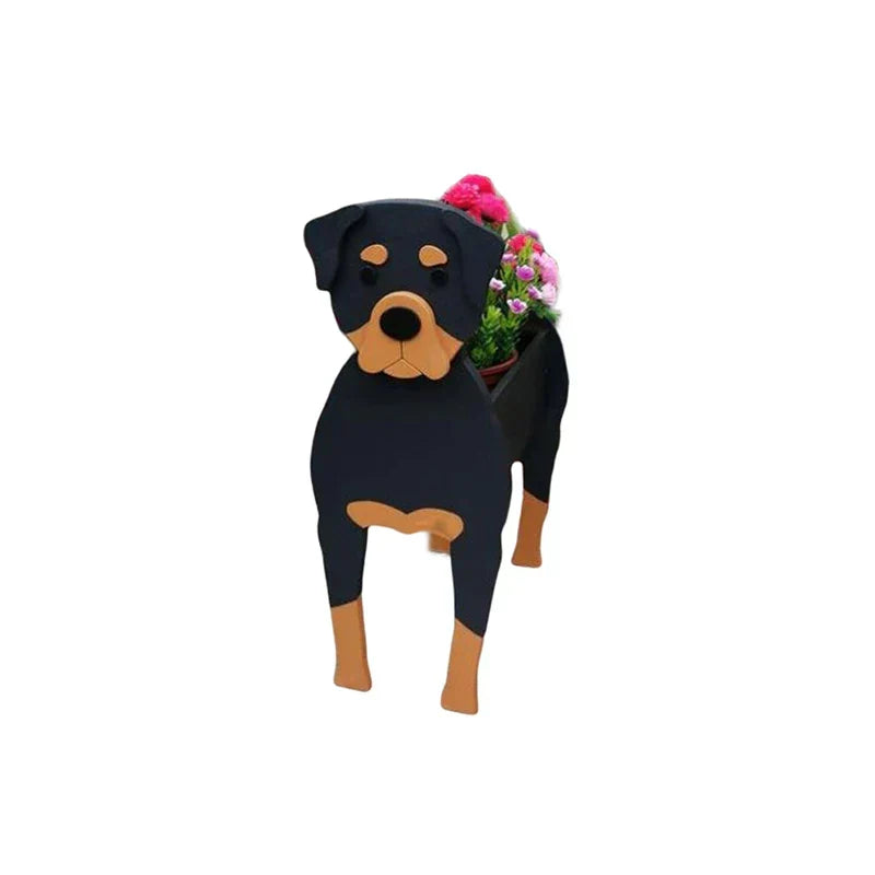 Kalsten | Flower Pot - Pawsome - Dog Plant Container - Various Breeds