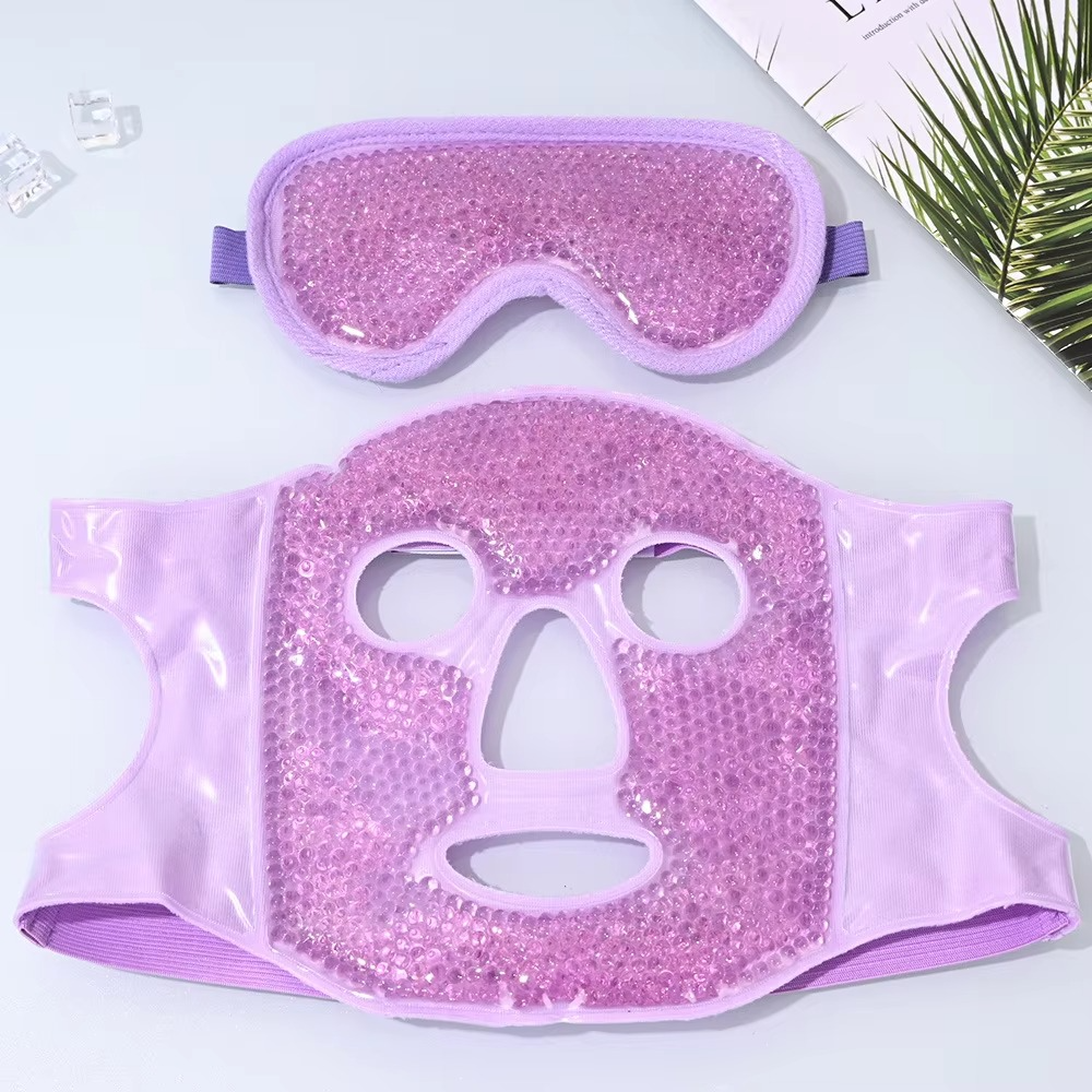 Kalsten | Cold and Hot Therapy Full Face Gel Bead Mask with Eye Compress