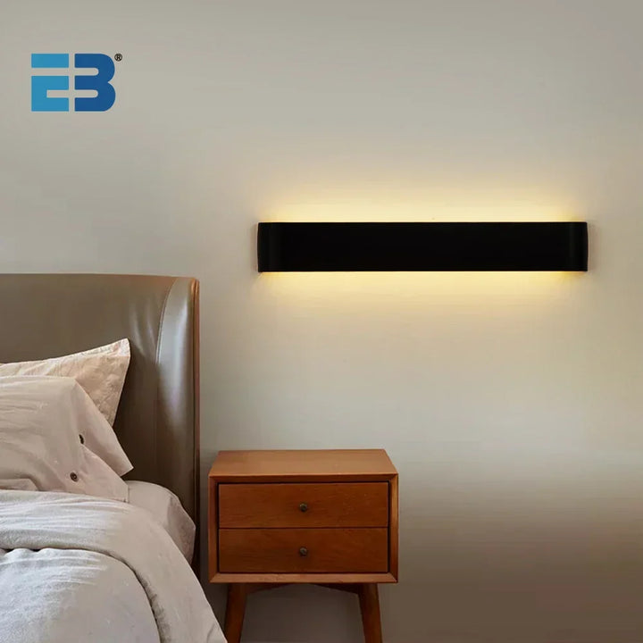 Modern Wood LED Wall Lamp – Bedroom & Kitchen Lighting