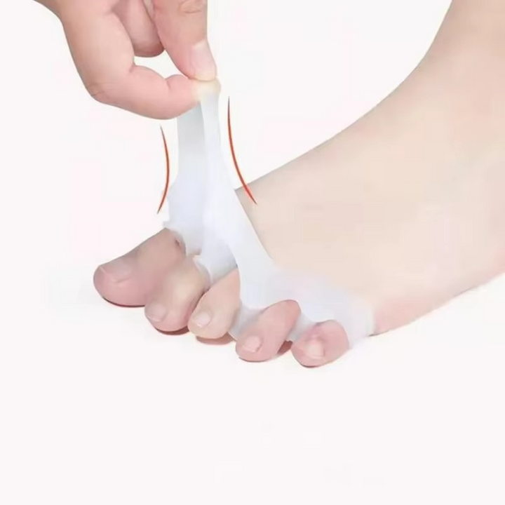 Kalsten | Soft Silicone Toe Separators for Bunion Relief and Alignment, 1 Pair