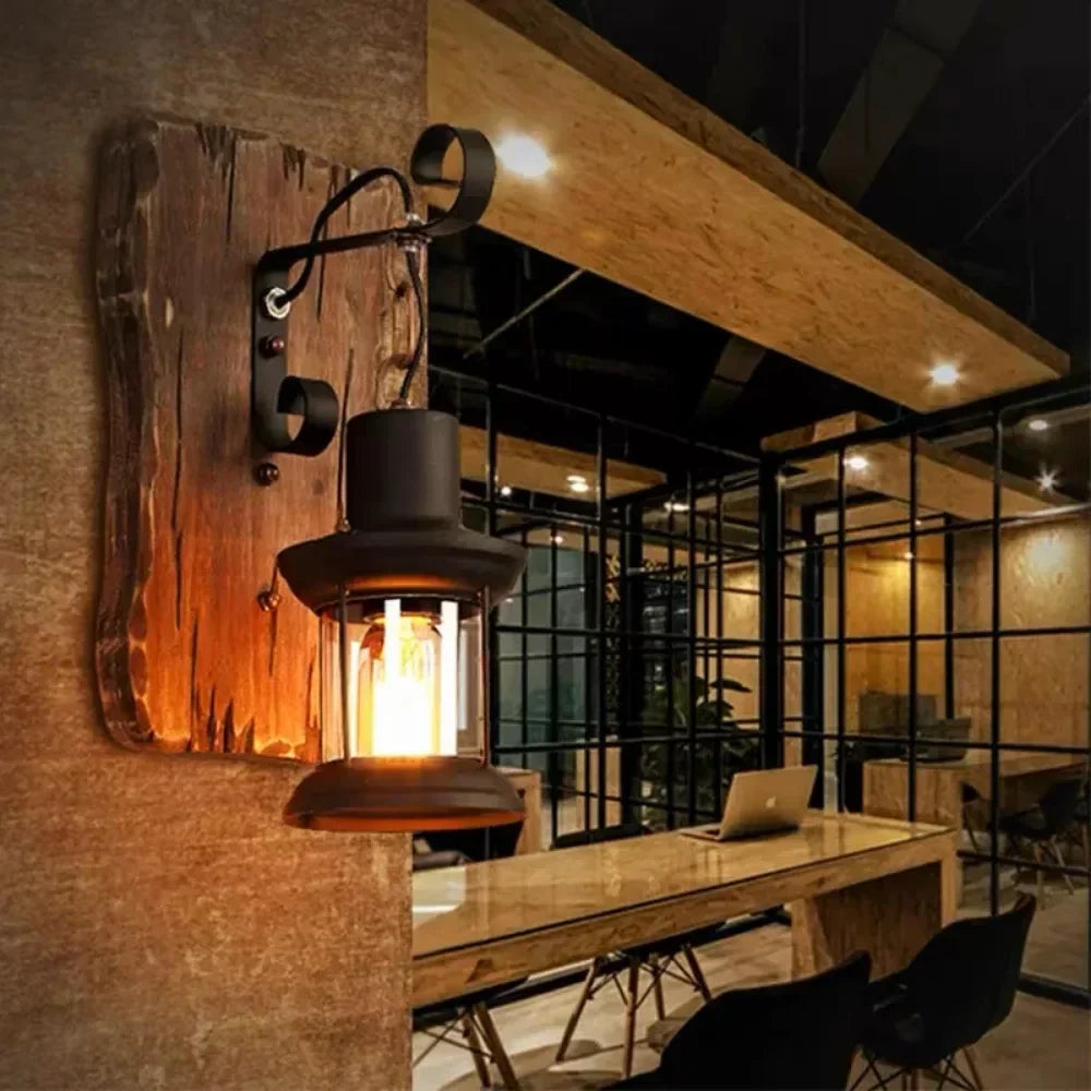 Retro Lantern Lamp Industrial Lantern Wall Light | Kalsten