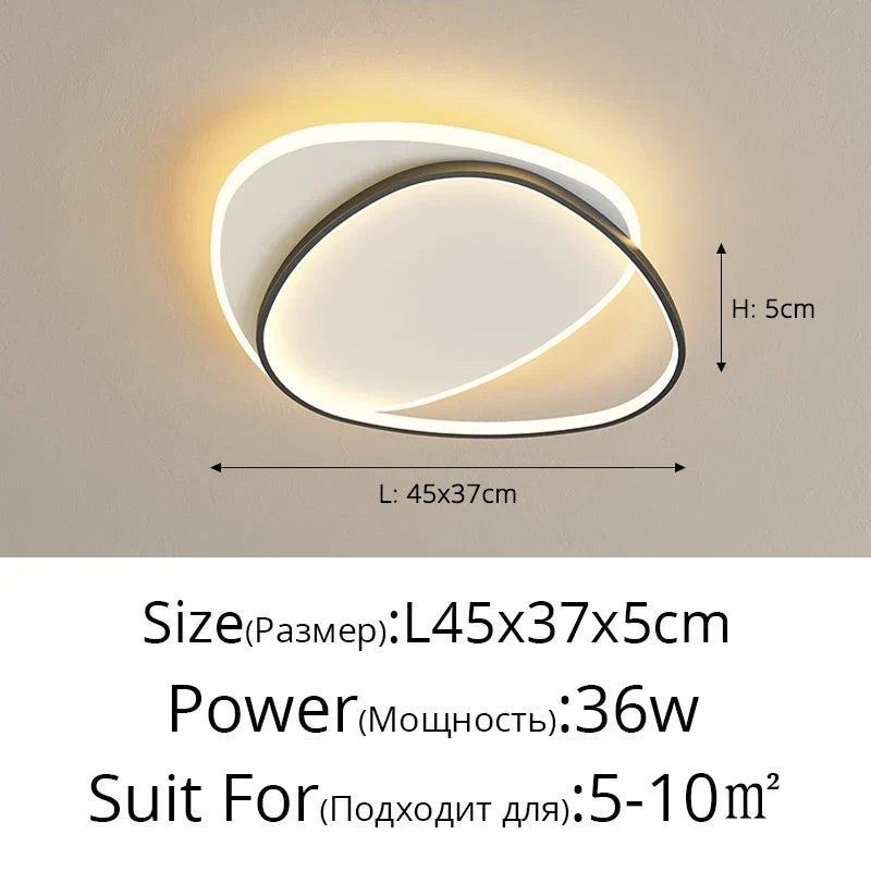 Modern LED Chandelier – Dimmable Indoor Lighting for Bedroom, Living Room, Study, and Home Decoration, 110V/220V | Kalsten