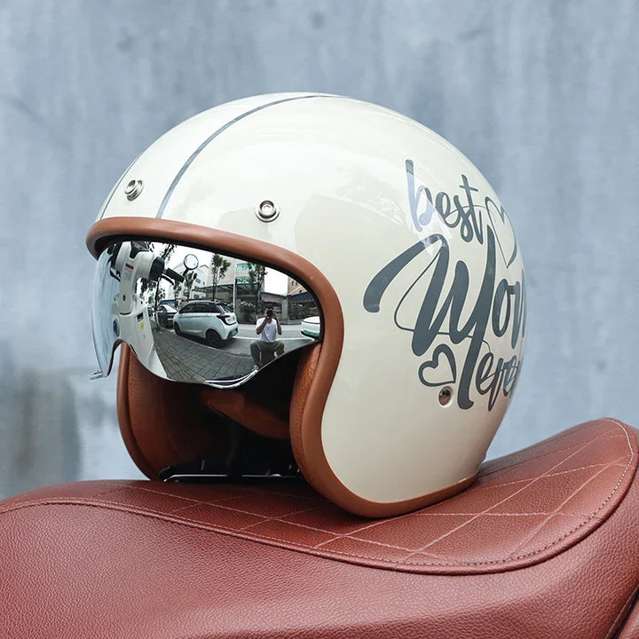 Kalsten | Retro Motorcycle Helmet 3/4 Open Face – Valor