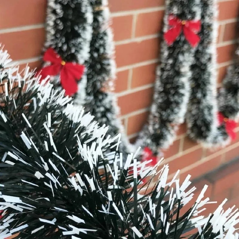 Christmas garland – Snow-flocked decor for indoor and outdoor decoration | Kalsten