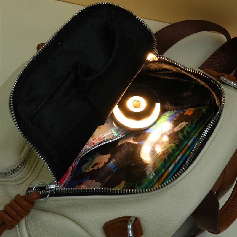 Compact Circular Touch LED Portable Night Lamp | Kalsten