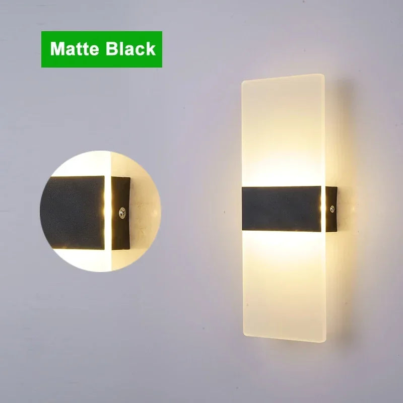 Modern LED Wall Lamp – Up & Down Wall Sconce for Bedroom, Living Room, and Corridor | Kalsten